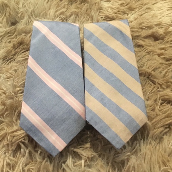 Bert Pulitzer Other - (2) Silk Neck Ties Bert Pulitzer Maas Brothers